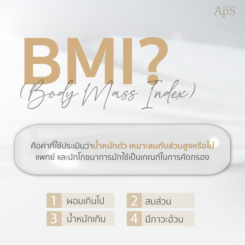 ค่า BMI คืออะไร