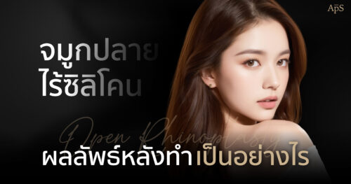 ทำจมูกปลายไร้ซิลิโคน