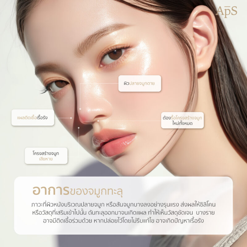 อาการเตือนของการเกิดจมูกทะลุ ที่ควรสังเกตุ