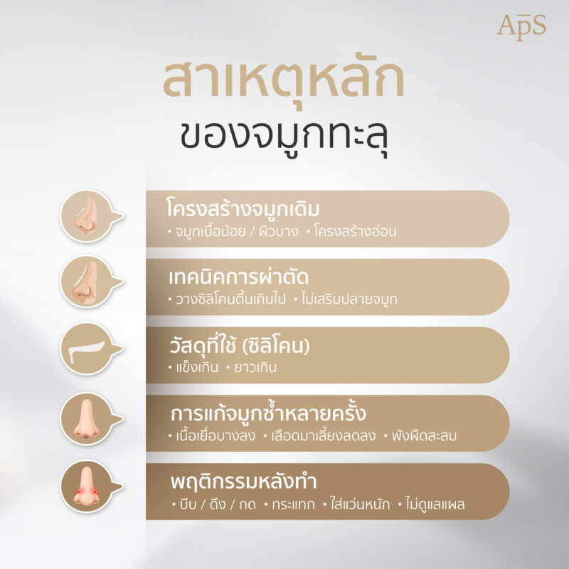 อาการเตือนของการเกิดจมูกทะลุ ที่ควรสังเกตุ