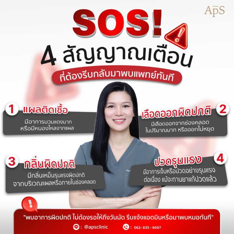 สัญญาณเตือนที่ทำให้ต้องกลับมาพบศัลยแพทย์