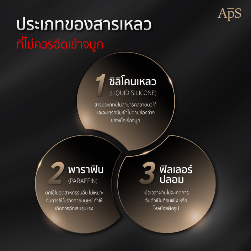 สารเหลวในจมูกคืออะไร? ใช้สารอะไรบ้าง