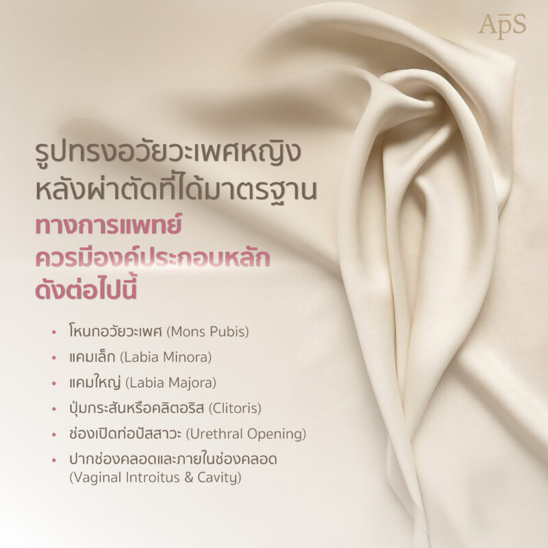 รูปทรงของอวัยวะเพศหญิง