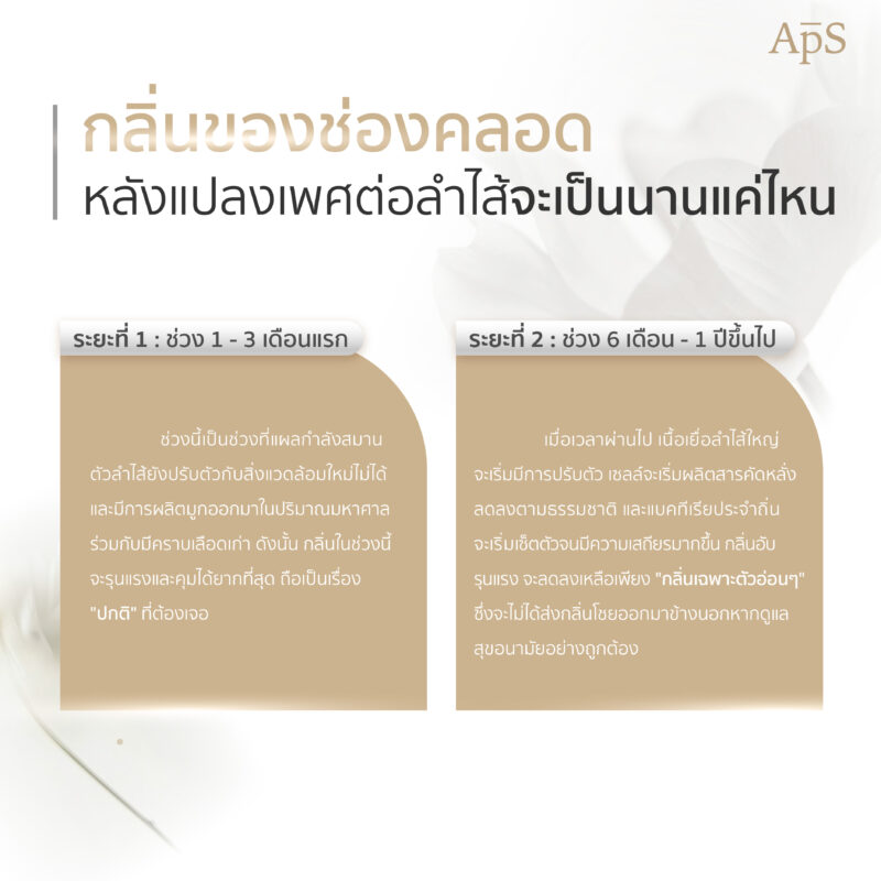 กลิ่นช่องคลอดเป็นนานแค่ไหน