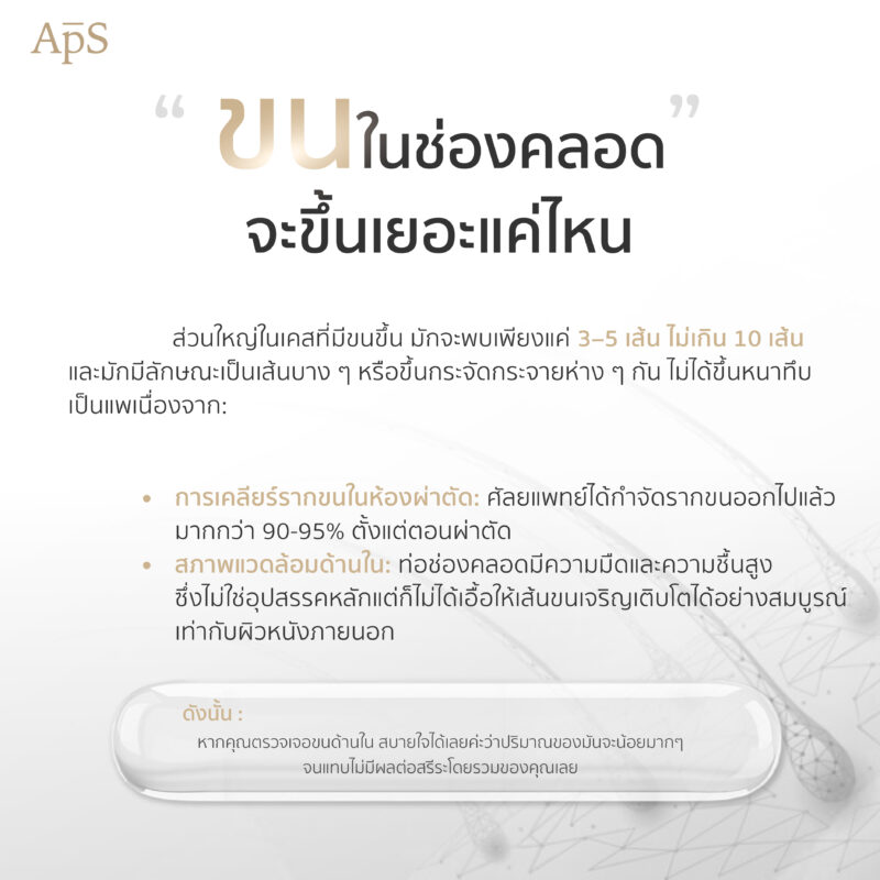 ปัญหาเรื่องขนหลังแปลงเพศต่อกราฟ ขนขึ้นได้ไหม? สิ่งที่ควรรู้ก่อนผ่าตัด 4 ขนในช่องคลอดจะขึ้นเยอะแค่ไหน